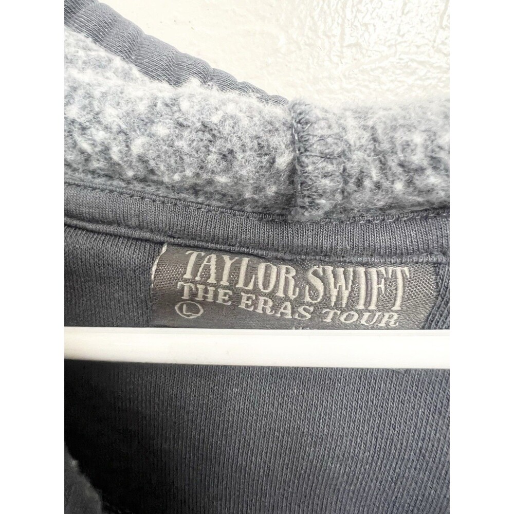 Taylor Swift The Eras Tour Hoodie Womens Large Gray 2023 2024 International Top - Picture 4 of 6